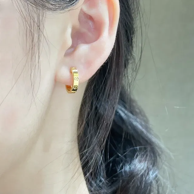 Cartier Love Aros finos polidos 8
