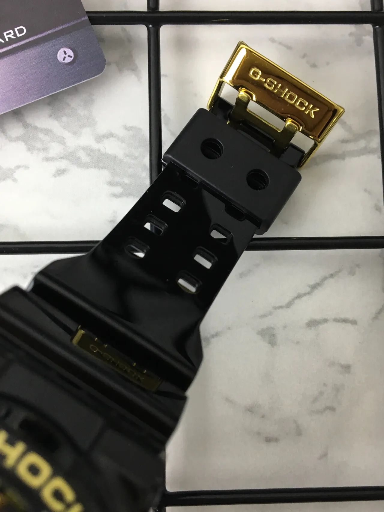 Casio G-Shock GA-100 Preto e Dourado Relógio Esportivo 5