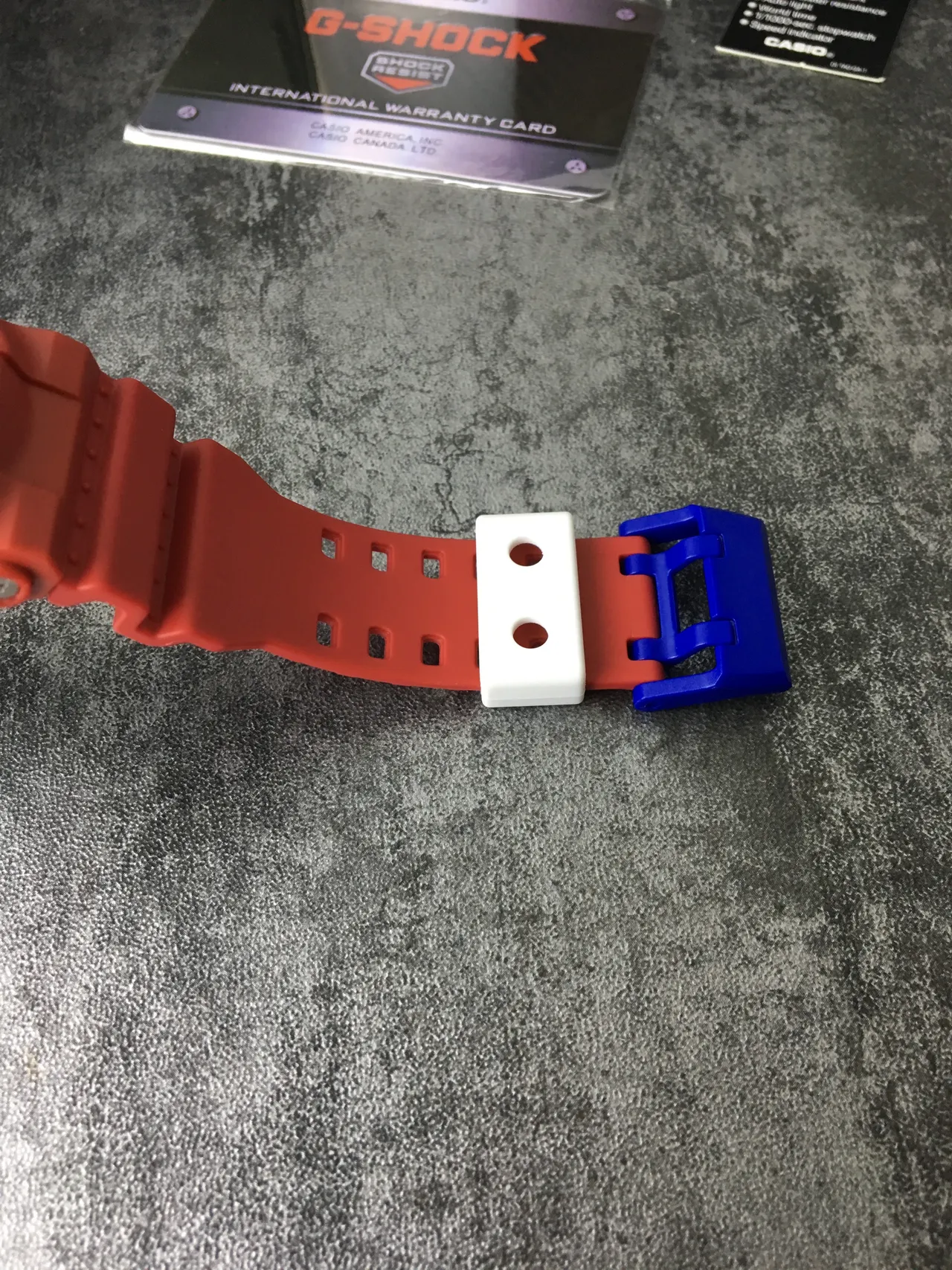 Casio G-Shock GA-100 Orange et Bleu montre sportive 3