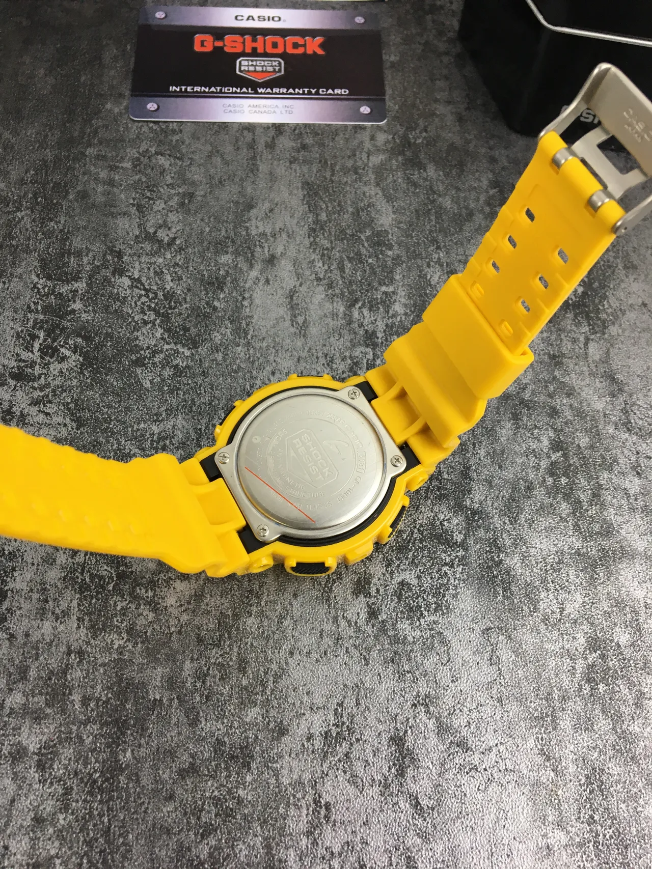 Casio G-Shock GA-100 Amarelo Preto Relógio Esportivo 3