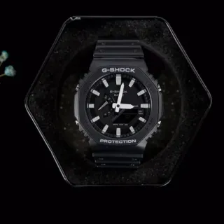 Casio G-Shock GA-2100 Reloj Deportivo Octagonal Todo Negro