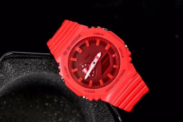 Casio G-Shock GA-2100 Montre de sport en résine rouge 9