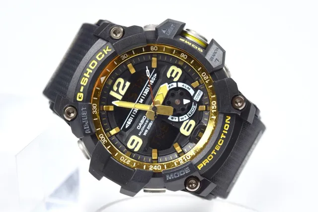Casio G-Shock Mudmaster Black and Gold Sports Watch 7