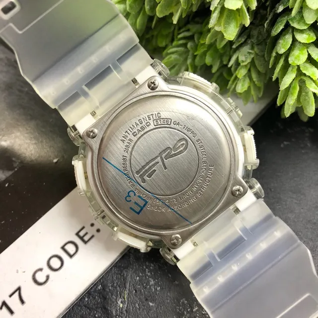Casio Transparent Multicolor Translucent Resin Case Multi-Color Analog Hands Watch 4