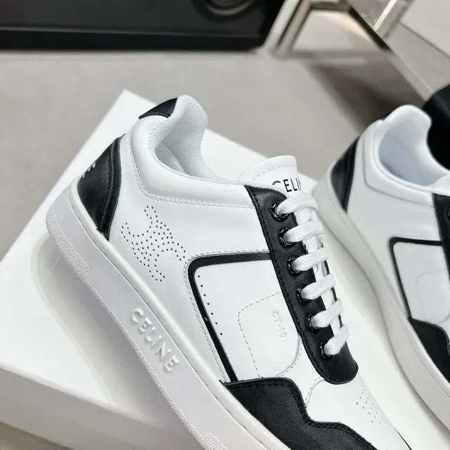 Céline CT-01 Zapatillas Lifestyle de Cuero de Dos Tonos 2