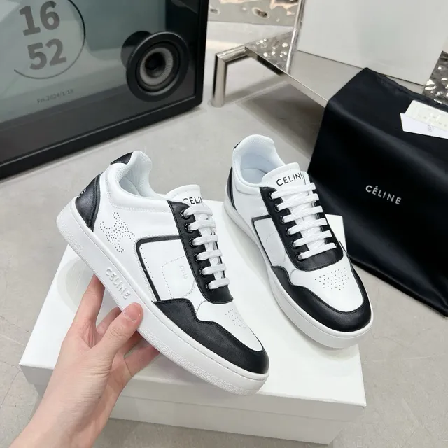 Céline CT-01 Zapatillas Lifestyle de Cuero de Dos Tonos 6