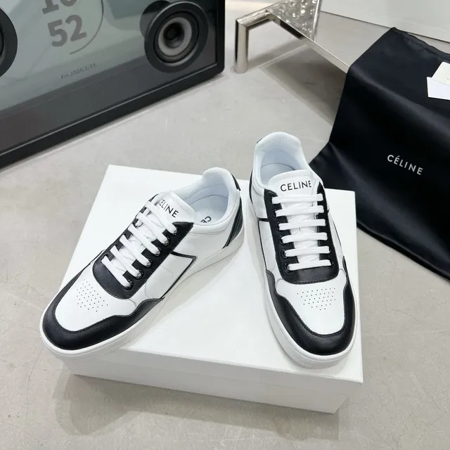 Céline CT-01 Zapatillas Lifestyle de Cuero de Dos Tonos 7