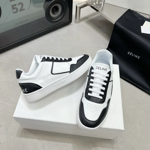 Céline CT-01 Zapatillas Lifestyle de Cuero de Dos Tonos 8