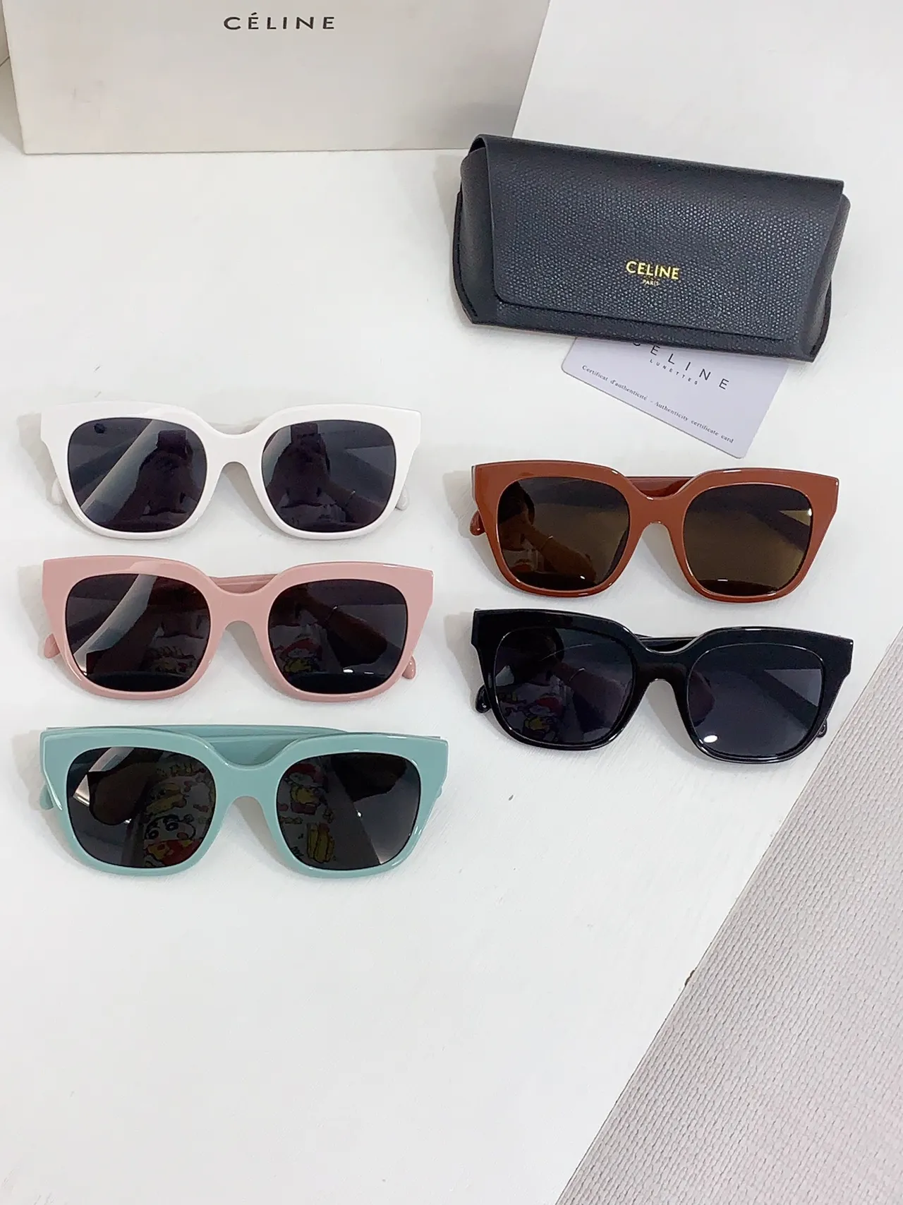 Celine Triomphe Oversized Square Black Sunglasses 8