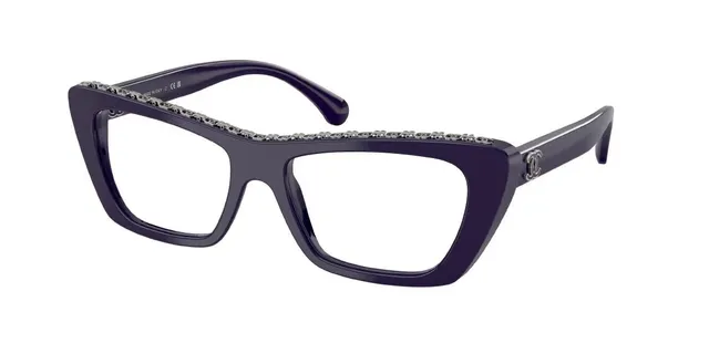 Chanel Black Gold Cat-Eye Silhouette Acetate Frame Optical Glasses 4