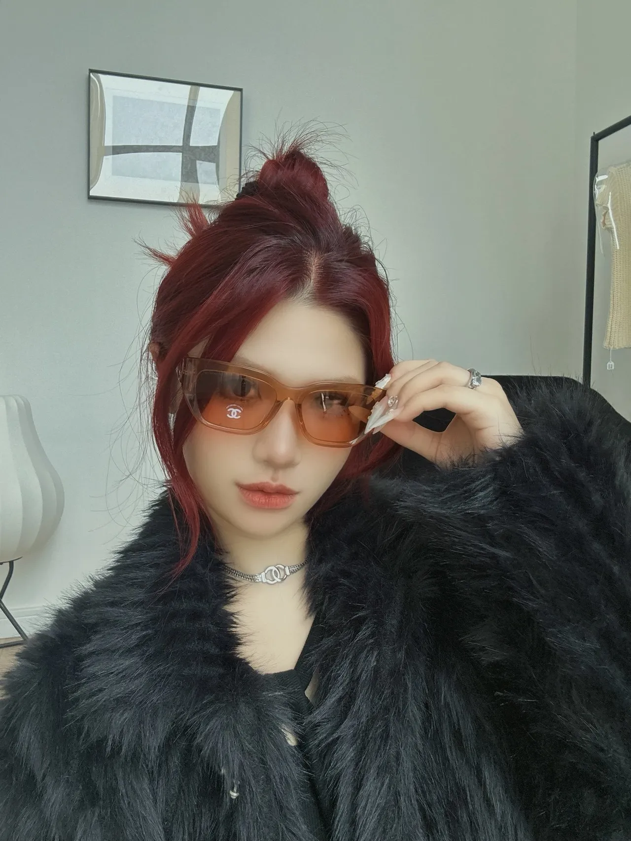 Chanel Brown Black Tortoiseshell Acetate Rectangular Frame Sunglasses 4