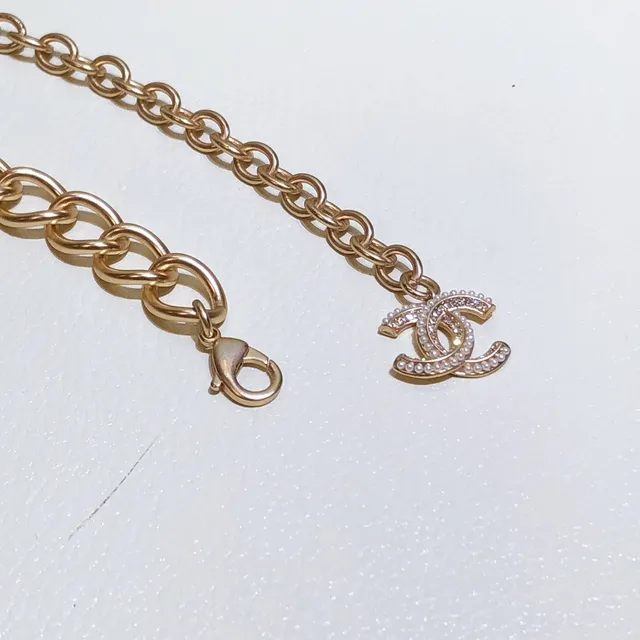 Chanel Crystal CC Chain Belt Rose Gold Tone Fashion Belt Bag 6