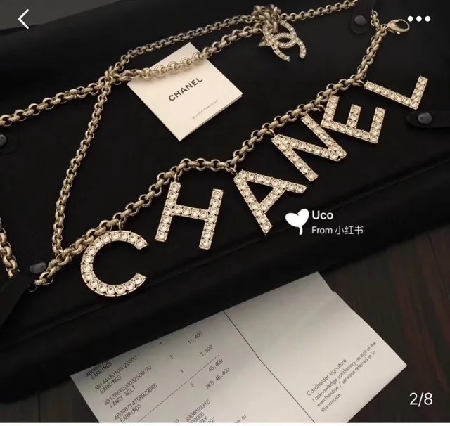 Chanel Crystal-Embellished Logo Double-Chain Fashion Belt Bag 4