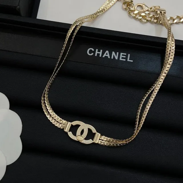 Chanel Double-Chain CC Turn-Lock Gold Black Woven Mesh Band Fashion Belt Bag 2