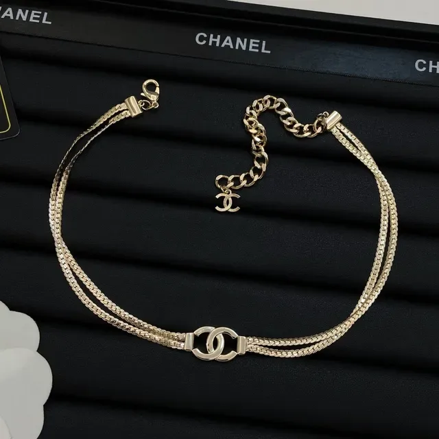 Chanel Double-Chain CC Turn-Lock Gold Black Woven Mesh Band Fashion Belt Bag 3