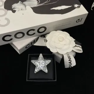 Chanel Star CC Crystal Brooch