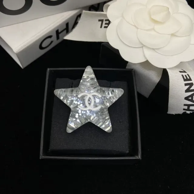 Chanel Star CC Crystal Brooch 6