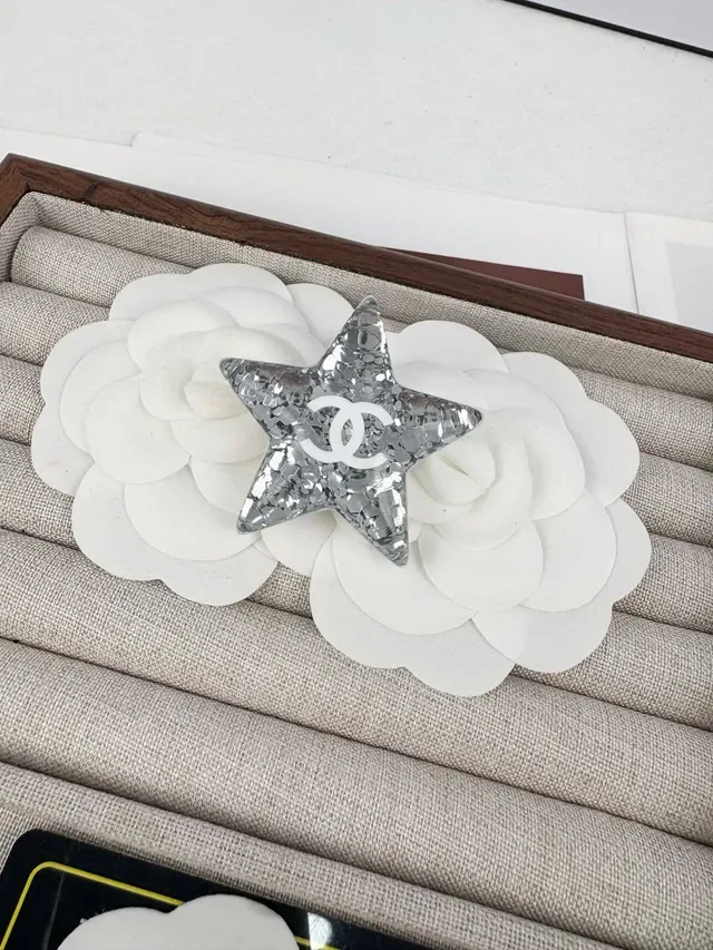 Chanel Broche Estrela de Cristal CC Logo 4