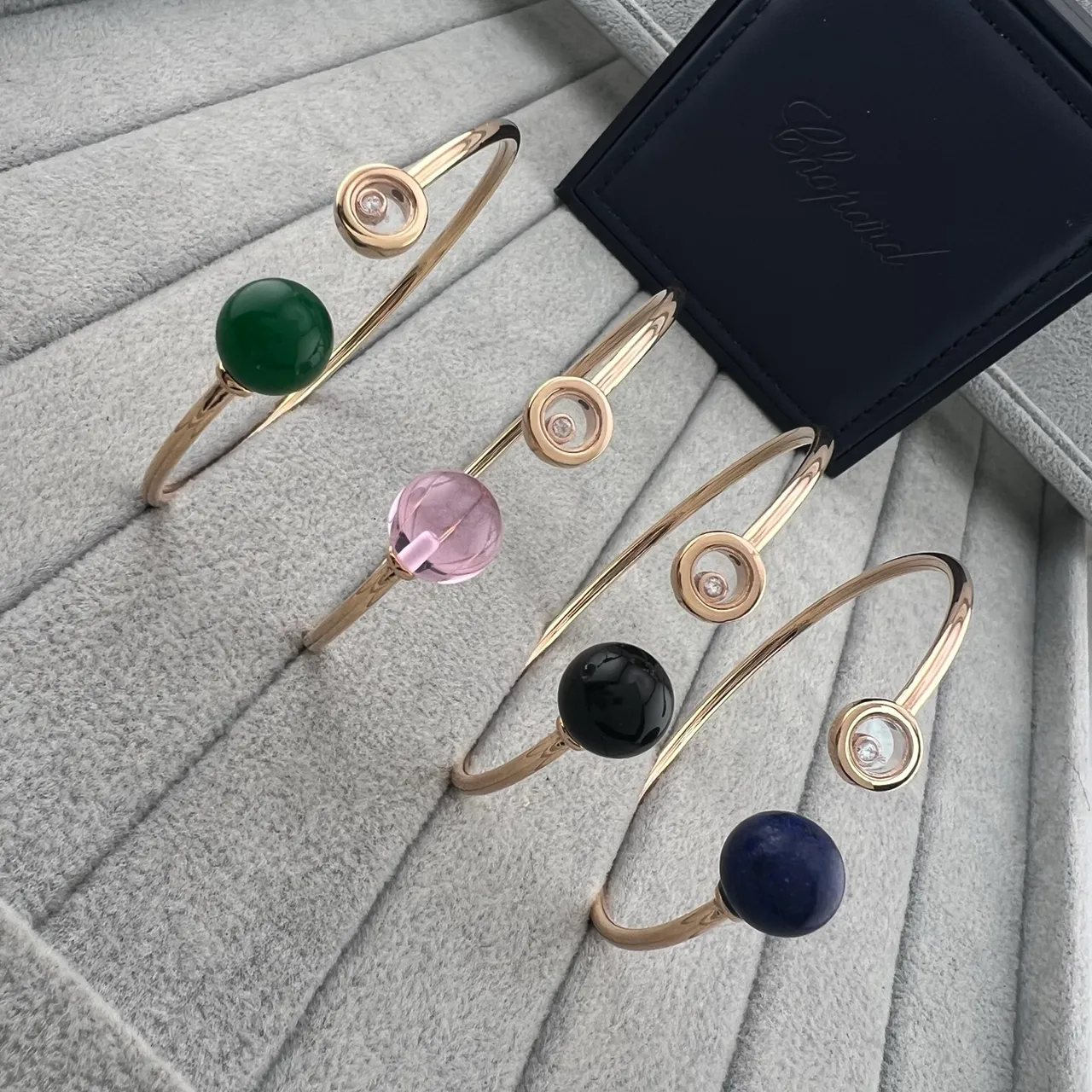 Chopard 金银开口旋转表盘手链 7