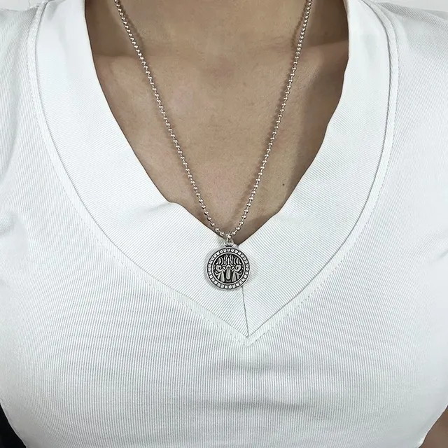 Chrome Hearts Collier avec Motif de Flamme et Bezels Pavé 3