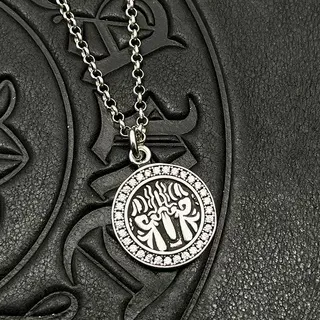 Chrome Hearts Collier avec Motif de Flamme et Bezels Pavé 4