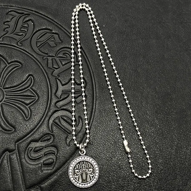 Chrome Hearts Collier avec Motif de Flamme et Bezels Pavé 7