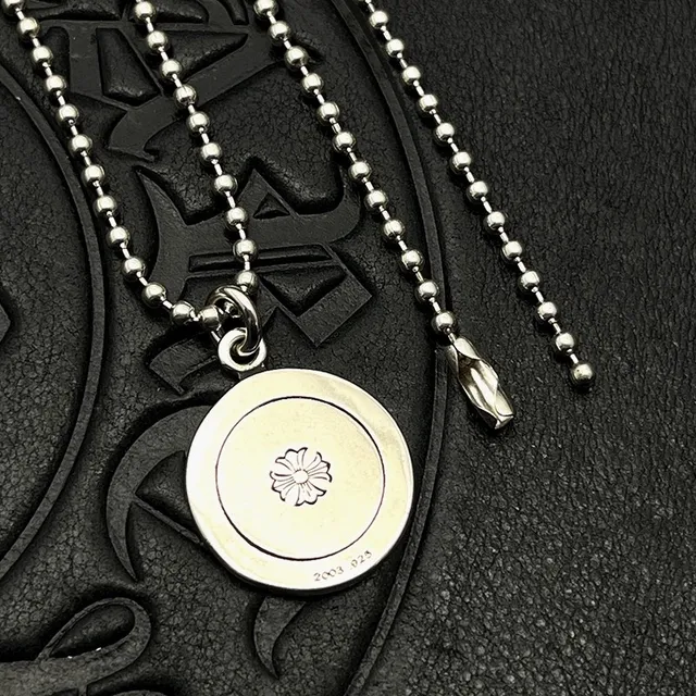 Chrome Hearts Collier avec Motif de Flamme et Bezels Pavé 8