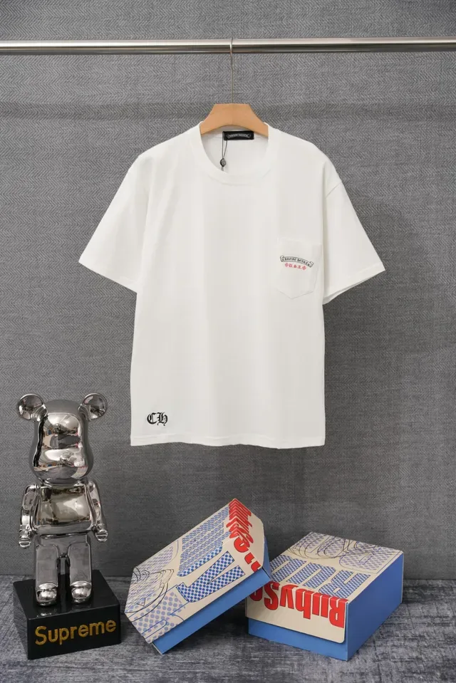 Chrome Hearts Pocket Tee Black Embroidered Logo T-Shirt 4