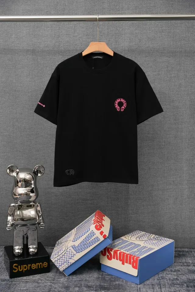 Chrome Hearts Pocket Tee White Red Crewneck T-Shirt 3