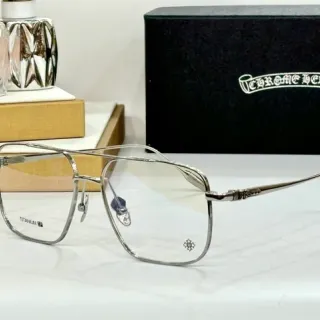 Chrome Hearts Rectangular Aviator Titanium Optical Glasses