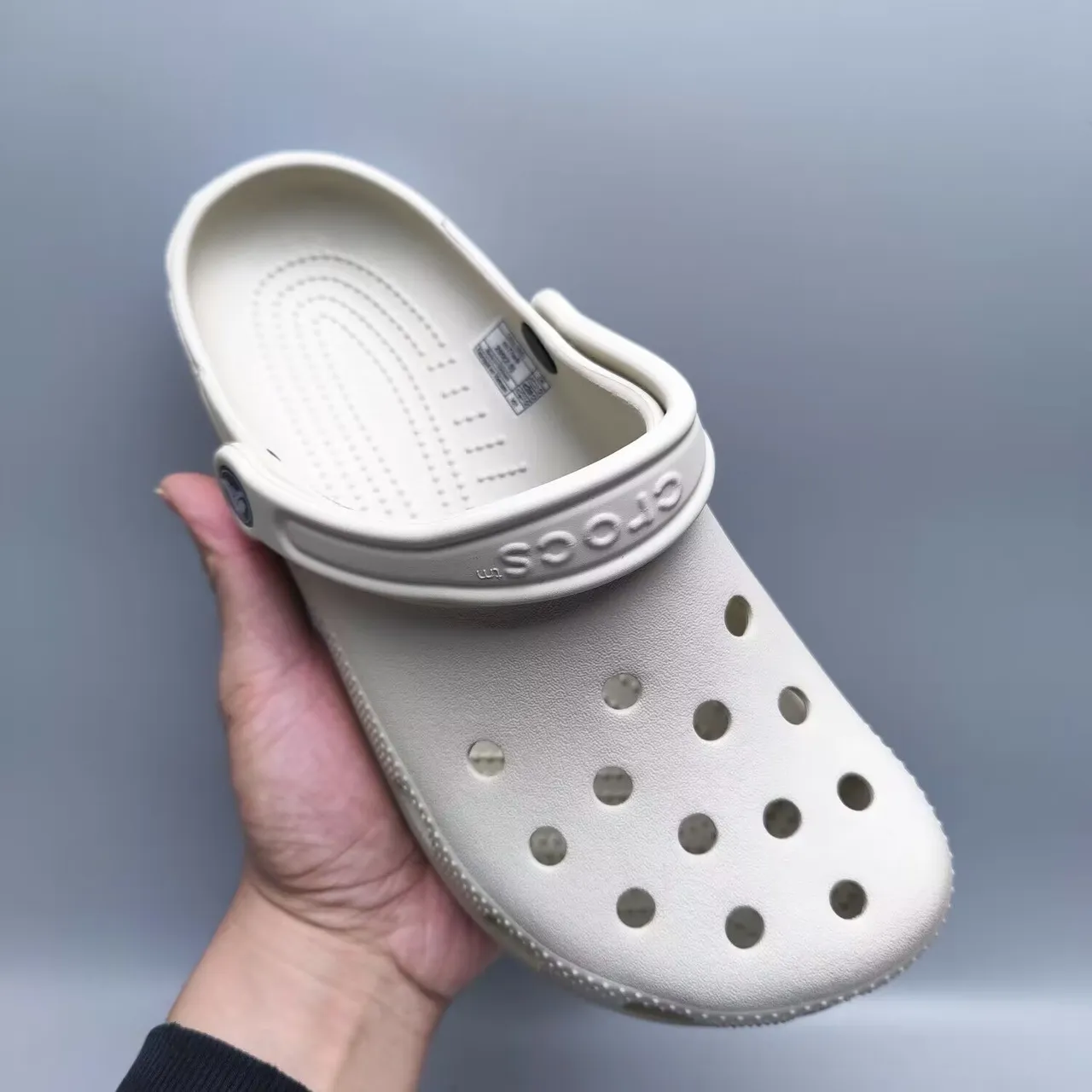 Crocs Classic Clog Off-White Molded Foam Clog 2