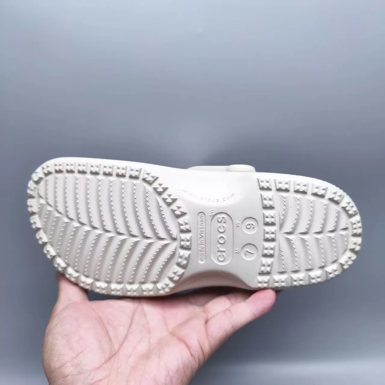 Crocs Classic Clog Off-White Molded Foam Clog 3