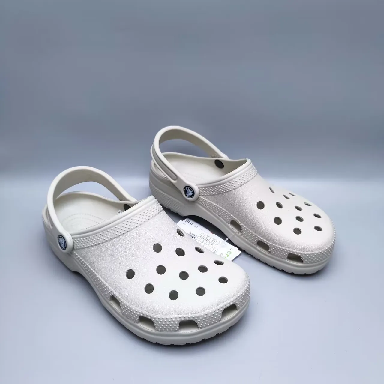 Crocs Classic Clog Off-White Molded Foam Clog 5