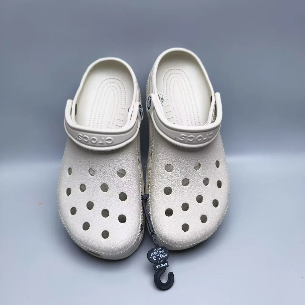 Crocs Classic Clog Off-White Molded Foam Clog 6