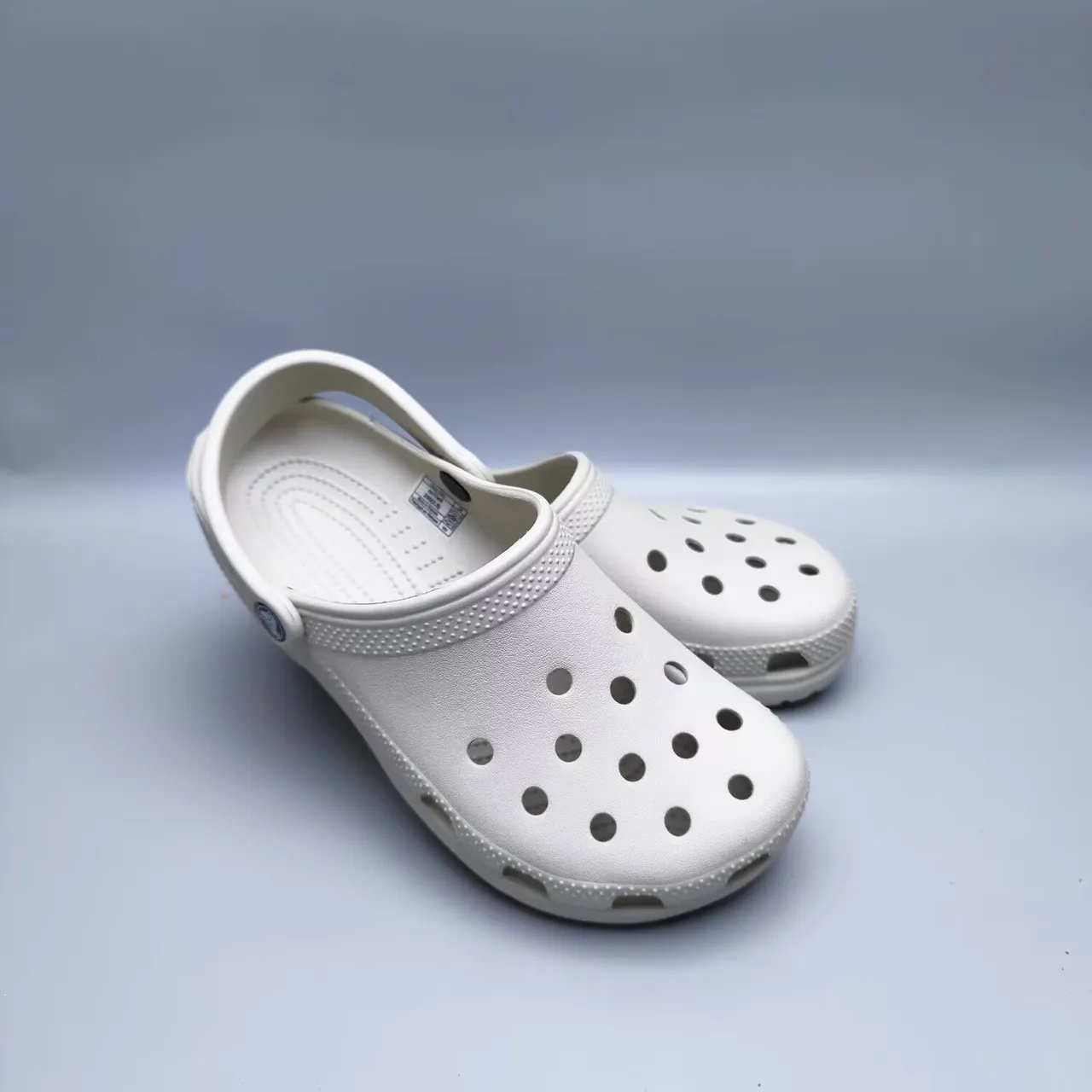 Crocs Classic Clog Off-White Molded Foam Clog 8