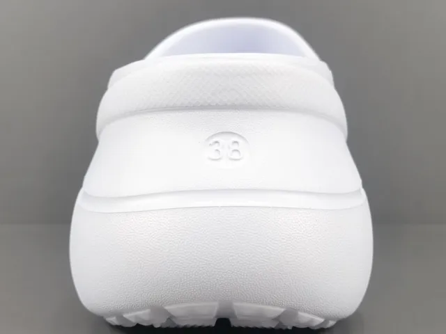 Crocs Echo Clog सफेद आकारित फोम प्लेटफॉर्म क्लॉग 5