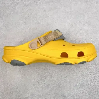 Crocs Echo Clog Yellow and Gray Molded Foam Clog