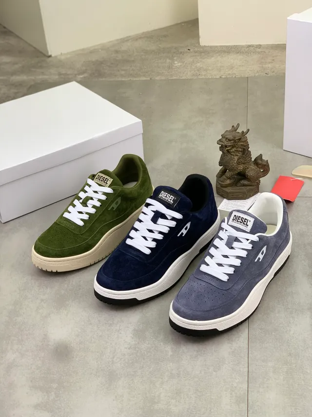 Diesel Navy Suede Lifestyle Sneakers 2