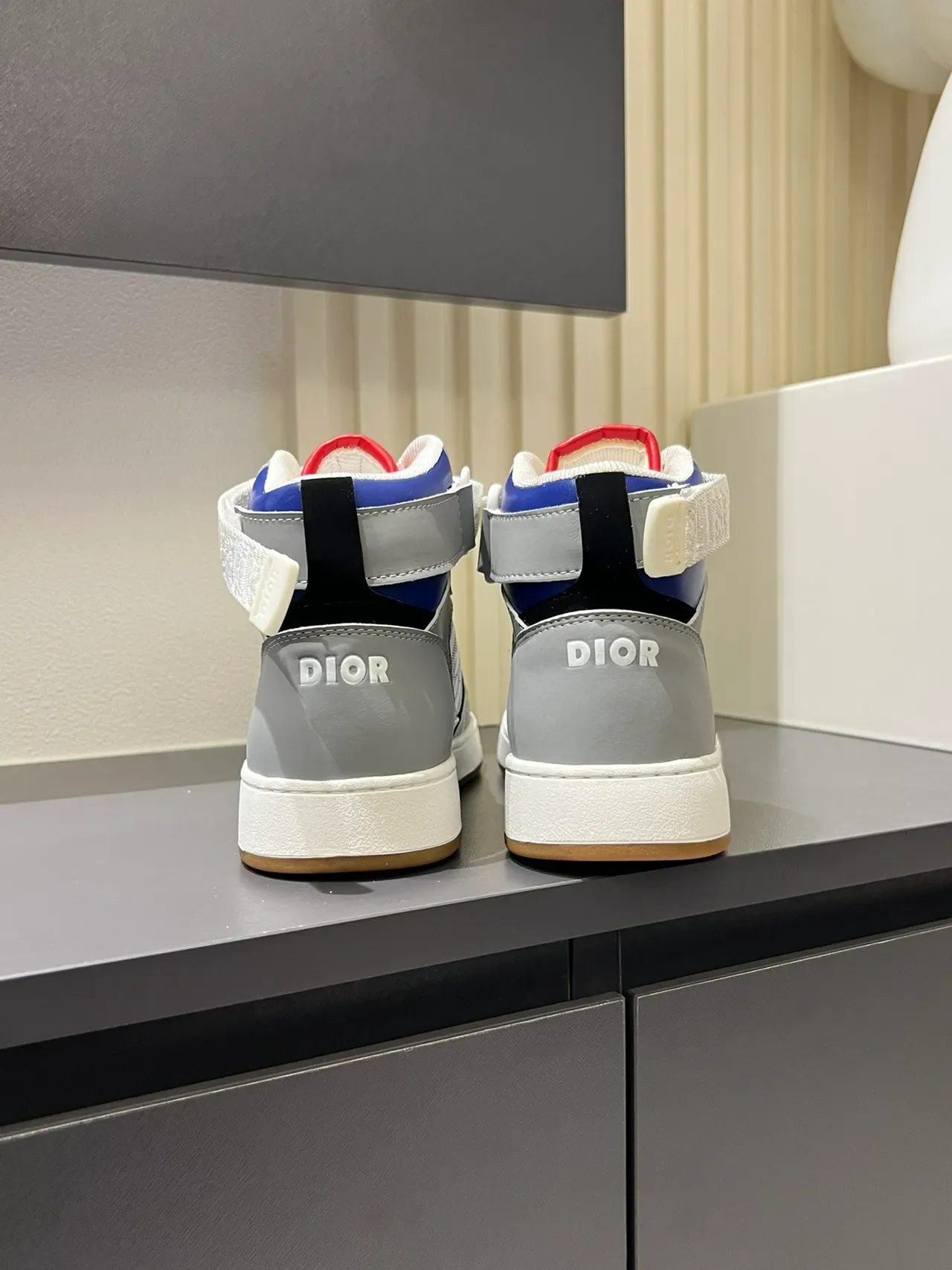 Dior B23 High-Top Monogram Panel Lifestyle Sneakers 3