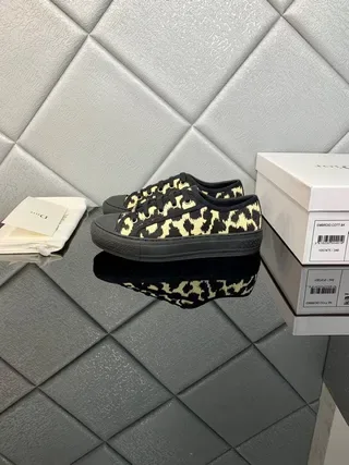 Dior B23 Leopard-Print Canvas Lifestyle Sneakers 2
