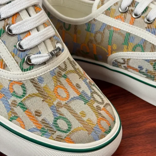 Dior B23 Monogram Canvas Low-Top Lifestyle Sneakers 5
