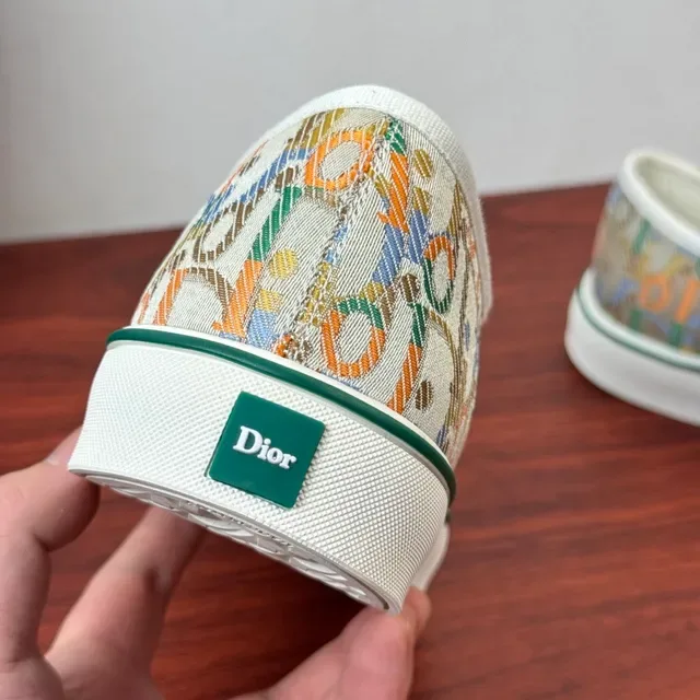 Dior B23 Monogram Canvas Low-Top Lifestyle Sneakers 8