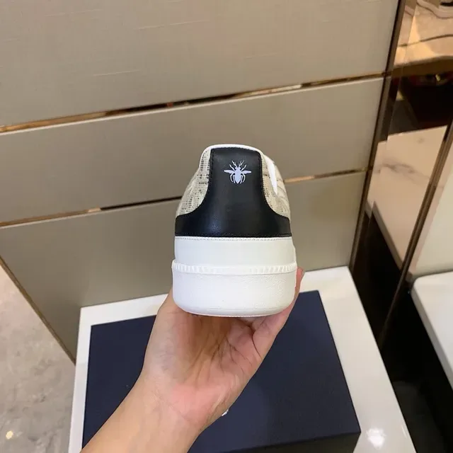 Dior B23 Monogram Canvas Skull Patch Lifestyle Sneakers 5