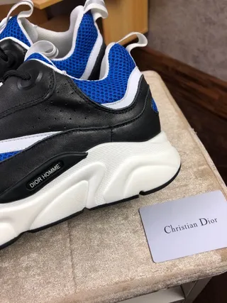 Dior B27 Blue Black White Chunky Sneakers 3