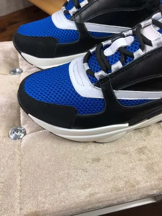 Dior B27 Blue Black White Chunky Sneakers 6