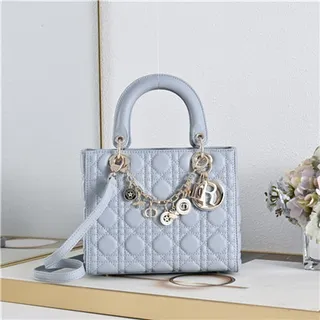 Dior Bordeaux Or Matelassé Cannage Cuir Charme Chaîne Embellissement Sac Tote 10