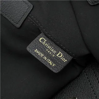 Dior Bolsa Tote de Couro com Alça Superior em Borgonha com Acabamento Quilted Cannage 3