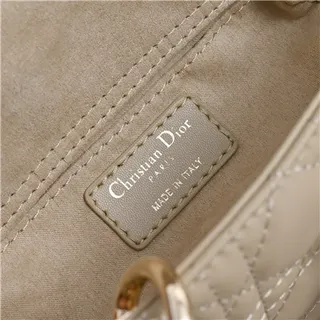 Dior Lady Dior Bourgogne Matelassé Cannage Anses Supérieures Cabas 11