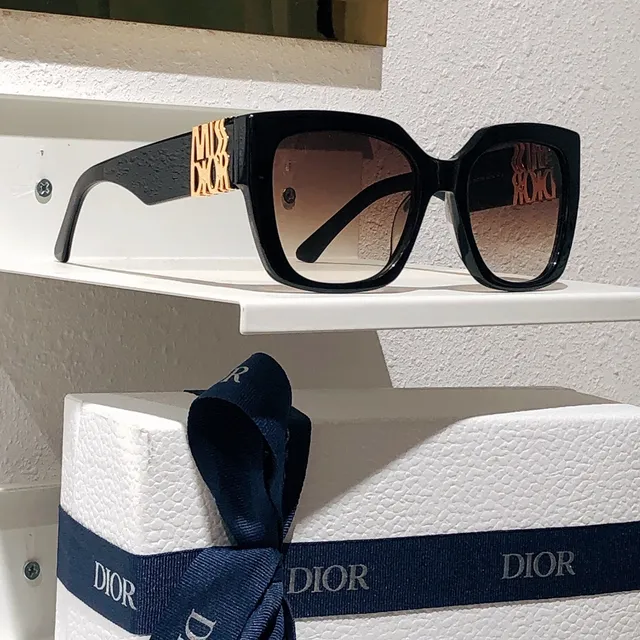 Dior Miss Dior Tortoiseshell Square Sunglasses 5