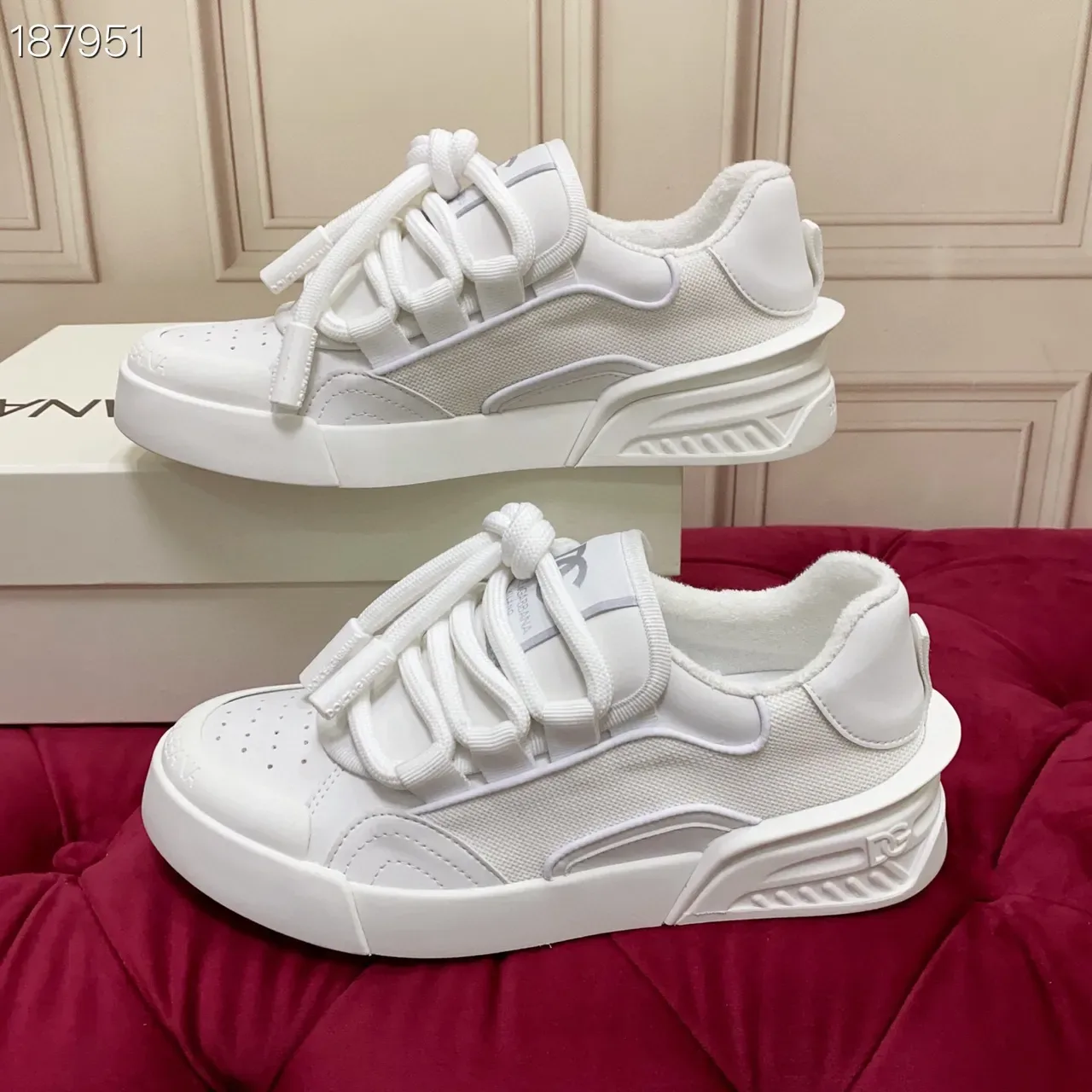 Dolce & Gabbana NS1 tênis lifestyle chunky branco 3